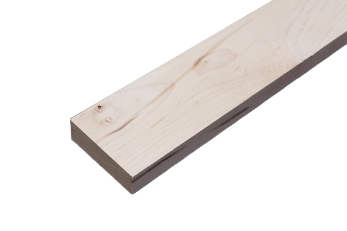 Smooth light maple lumber board ideal for woodworking projects in Lumber & Building Materials collections under $50