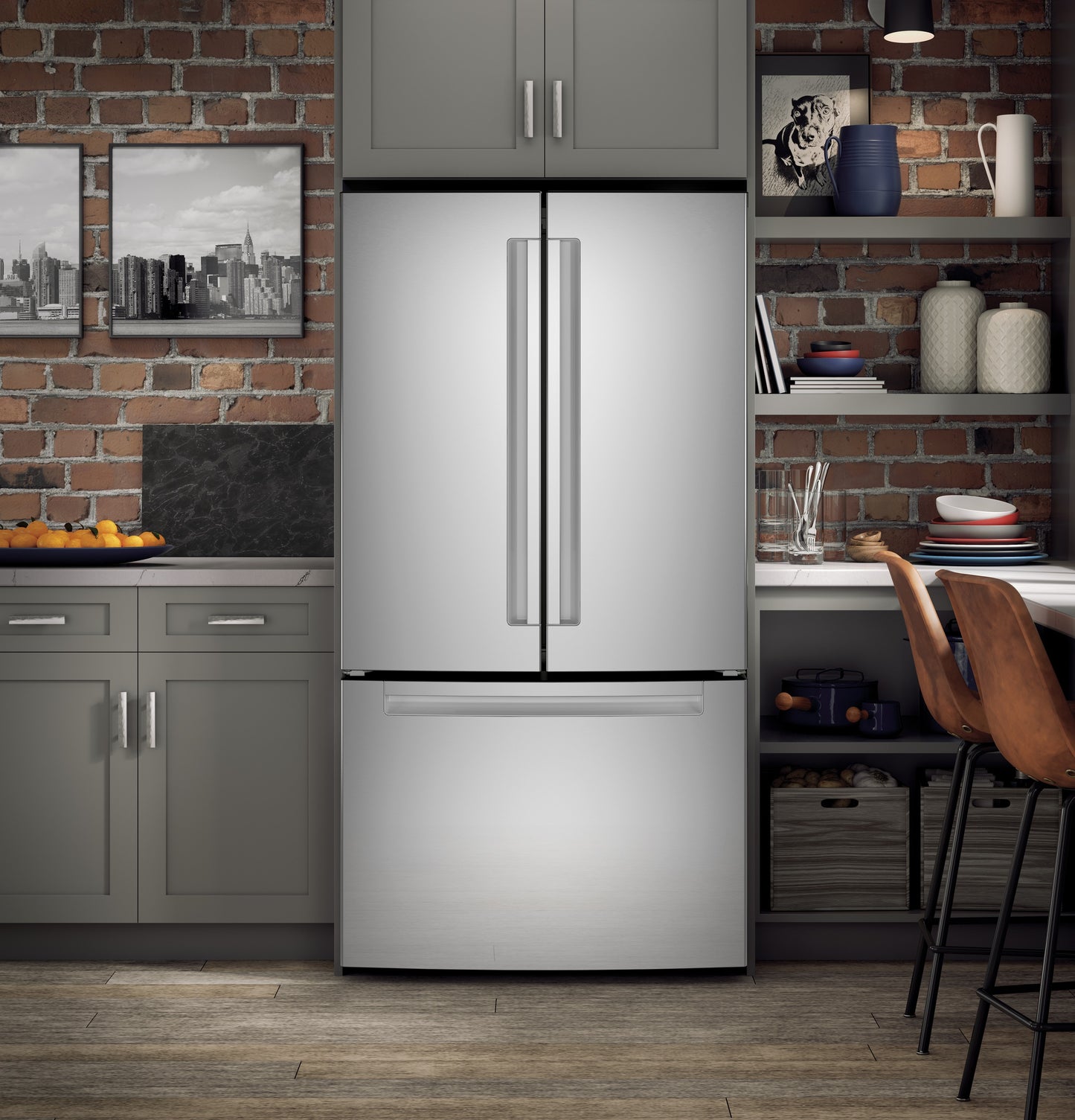 Haier ENERGY STAR® 27.0 Cu. Ft. Fingerprint Resistant French-Door Refrigerator