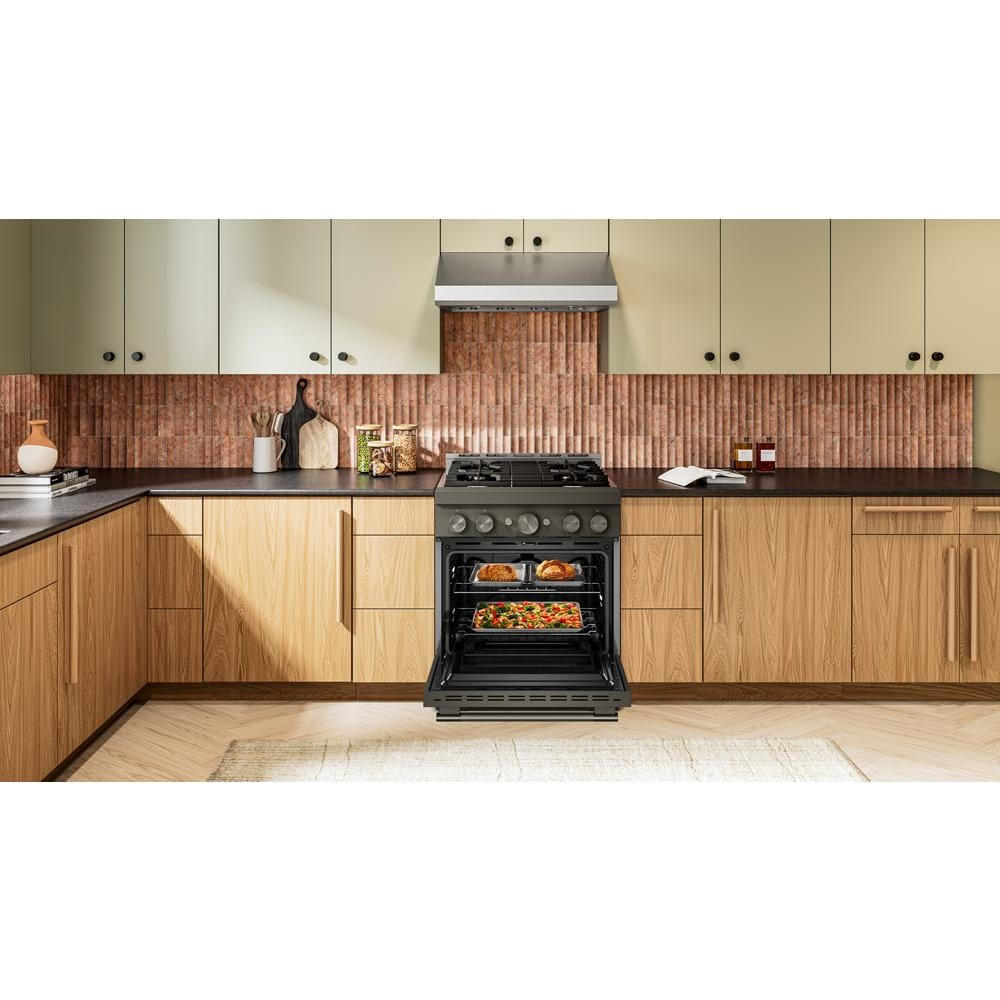 KitchenAid® 30-Inch 4 Burner Commercial-Style Gas Range with No Preheat Air Fry Mode