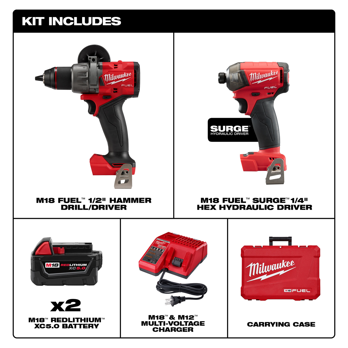 Milwaukee M18 FUEL™ 2-Tool Combo Kit