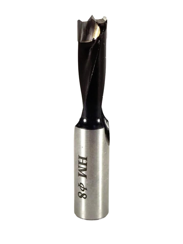 Whiteside DB8-57 Right Hand Brad Point Dowel Drill 8mmCD, 57mmOAL