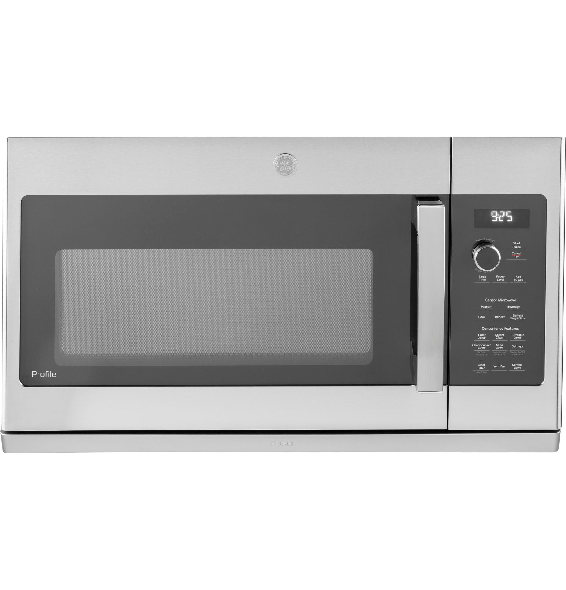 Stainless steel sensor microwave oven with digital controls and extendable vent in Microwaves and Kitchen collections