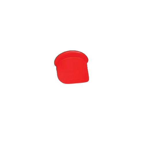 Small red flexible pot scraper for cleaning cookware, part of kitchen utensils and cooking gadgets under $50 collection