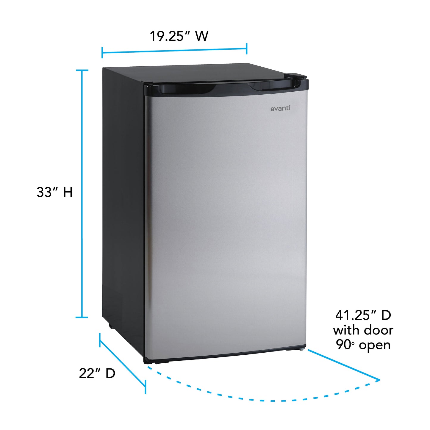 Avanti 4.4 cu. ft. Compact Refrigerator - White