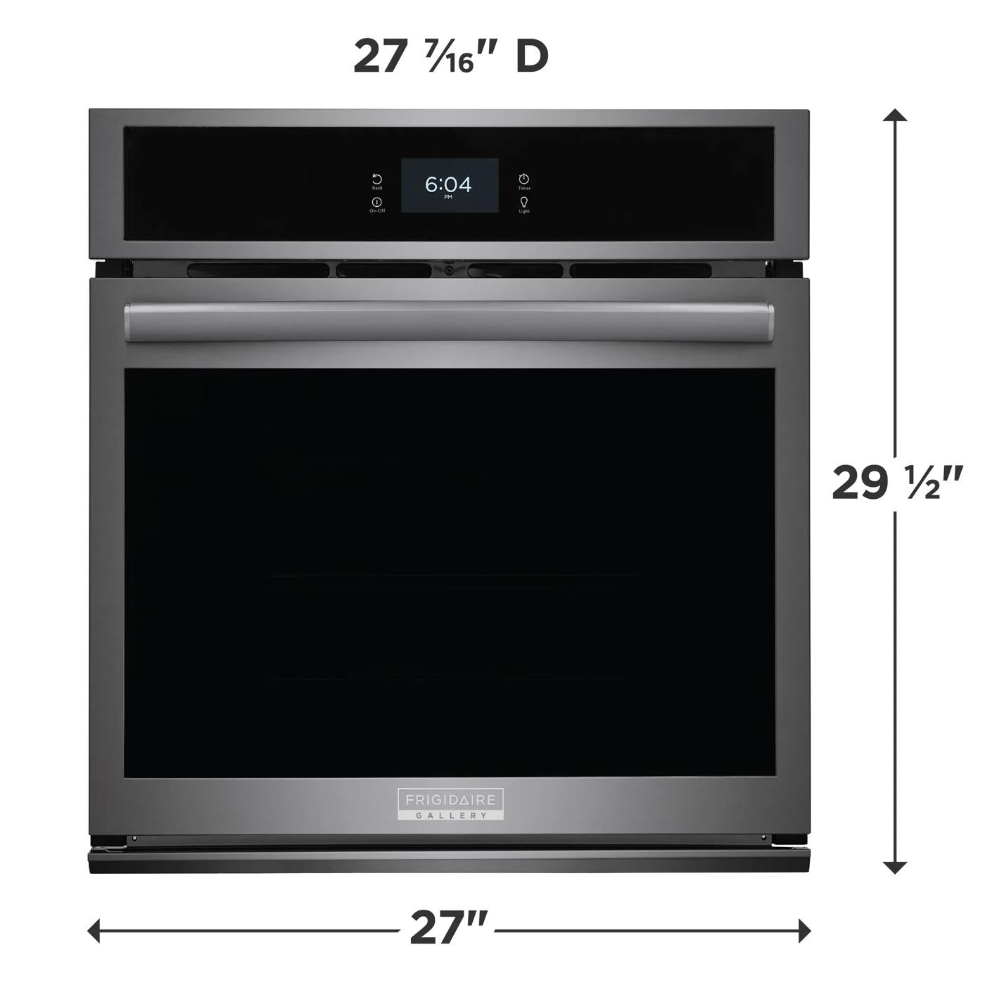 27" Single Electric Wall Oven with Total Convection