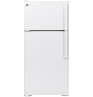 White top-freezer refrigerator with recessed handles in home appliances for kitchen and top freezer collections