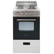 Avanti 20" Electric Range Oven with Framed Glass Door - Stainless Steel