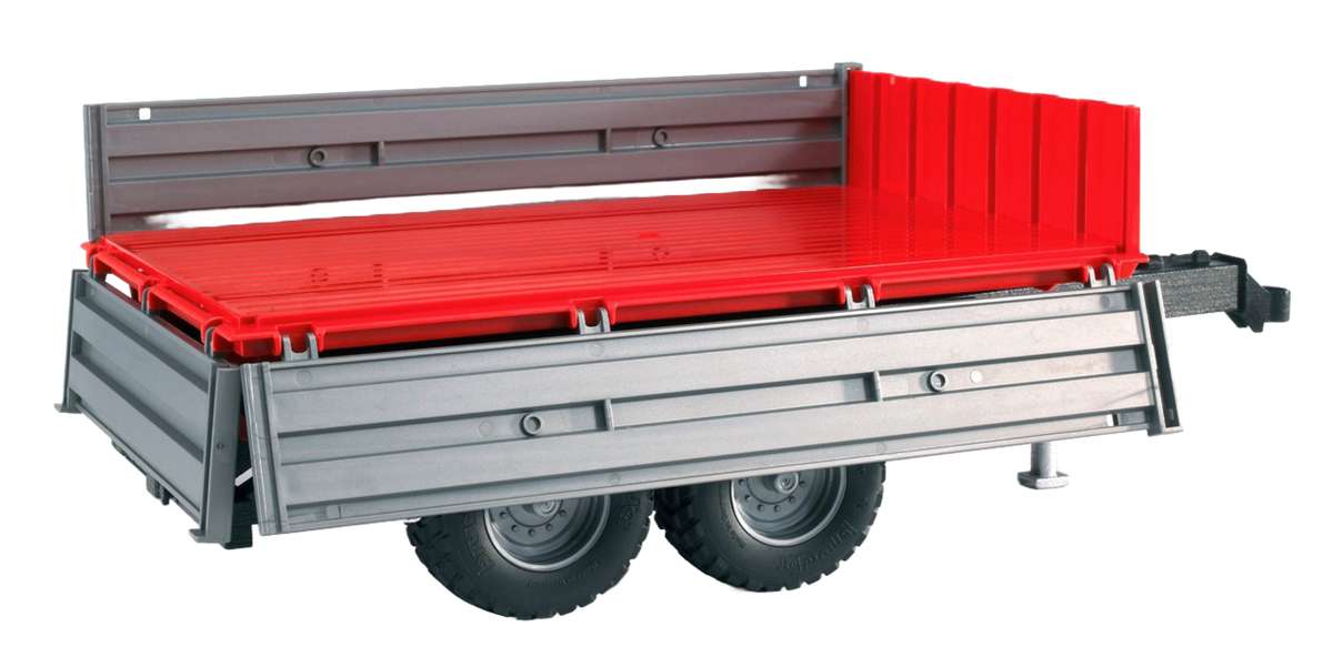 Bruder Tipping Trailer With Grey Sides