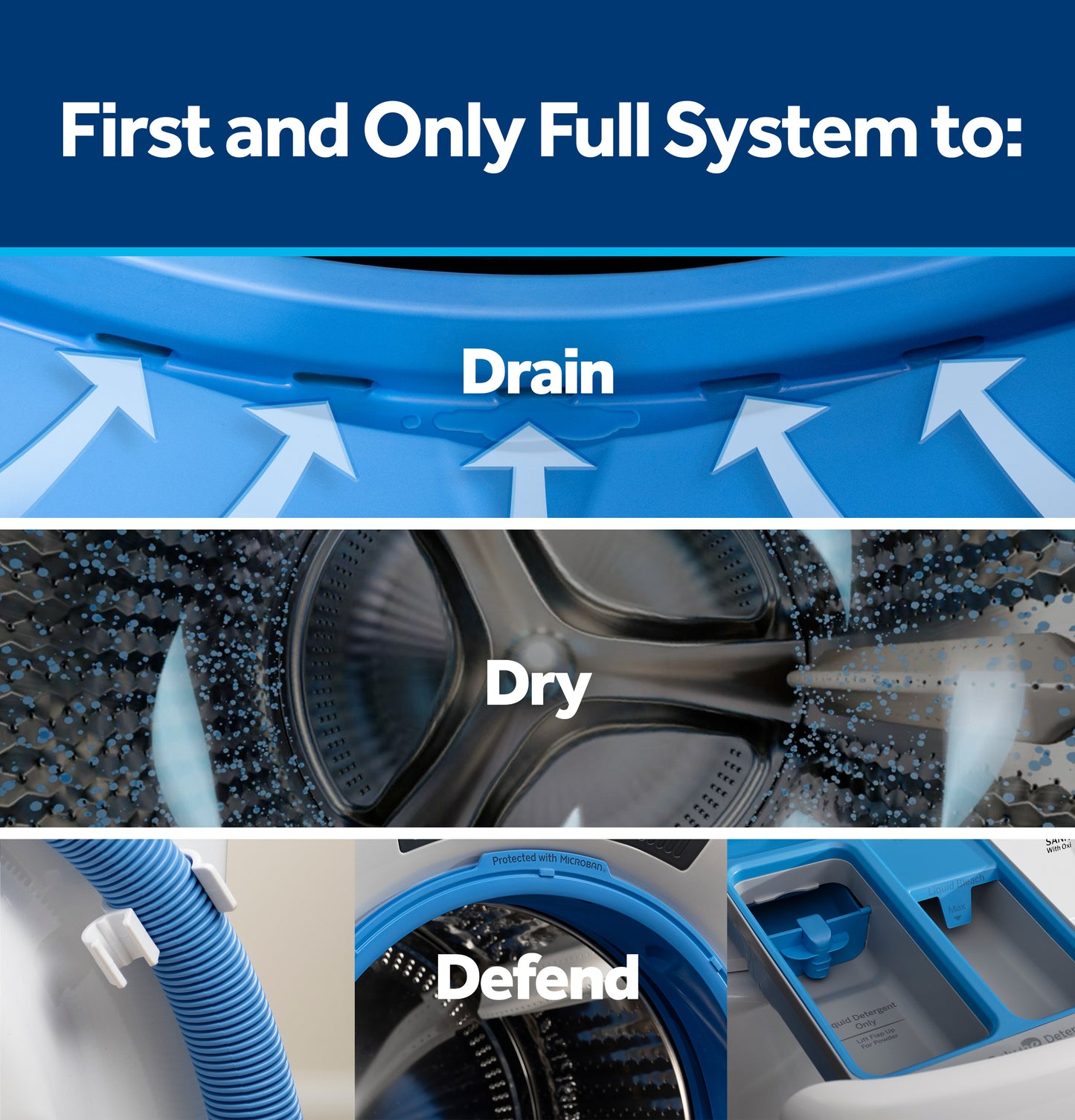 GE® ENERGY STAR® 4.8 cu. ft. Capacity Smart Front Load  Washer with UltraFresh Vent System with OdorBlock™ and Sanitize w/Oxi