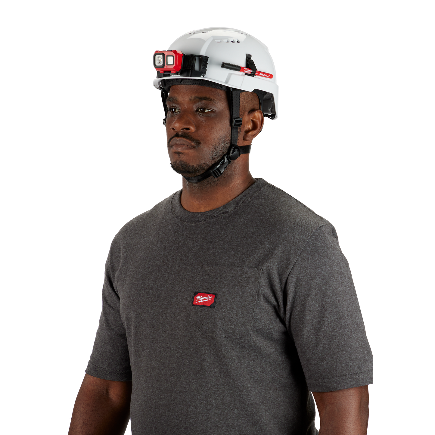 Milwaukee BOLT™ White Vented Safety Helmet (USA) - Type 2, Class C