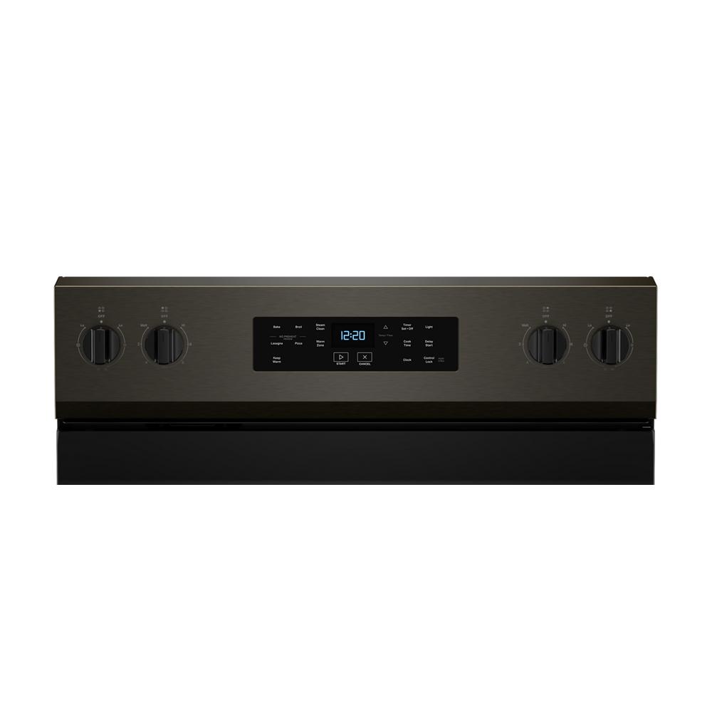 30-inch Electric Range with No Preheat Mode and Steam Clean