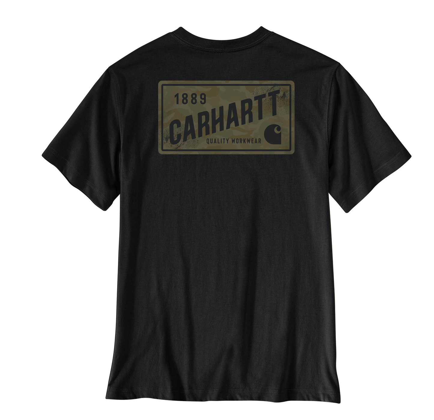 Carhartt Men's Irvine Relaxed Camo License Plate T-Shirt