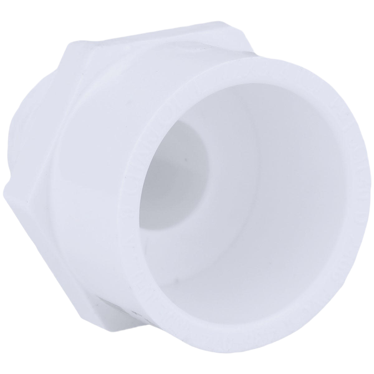 White schedule 40 male PVC adapter for plumbing pipes in Pipes & Fittings and Under $50 collections