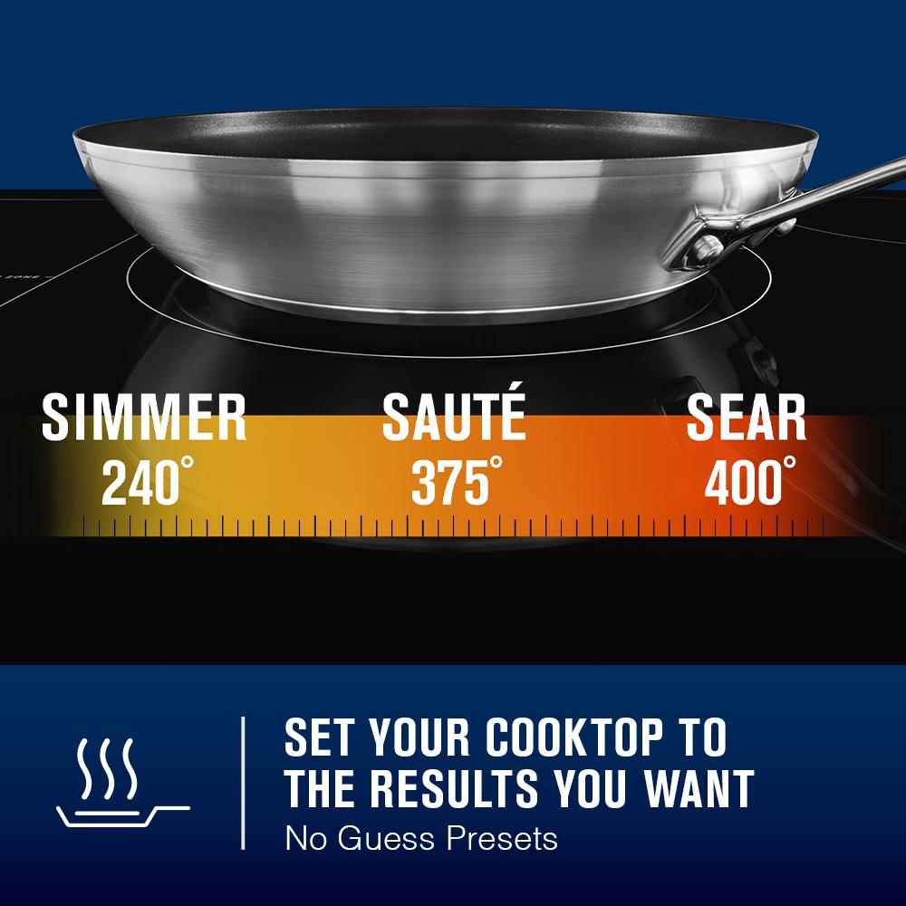 30-Inch Wide Induction Cooktop with Power Boost