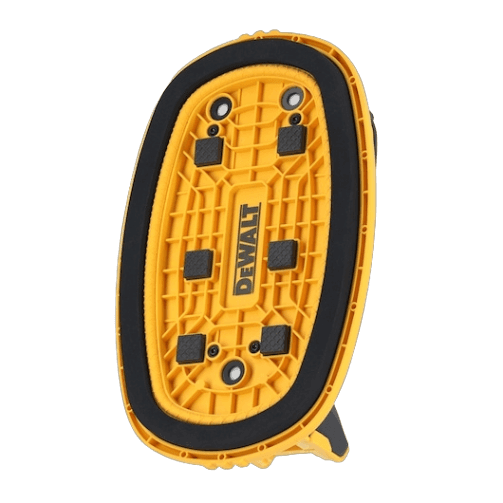 Yellow and black DEWALT grip pad with suction cups for secure lifting in home improvement projects