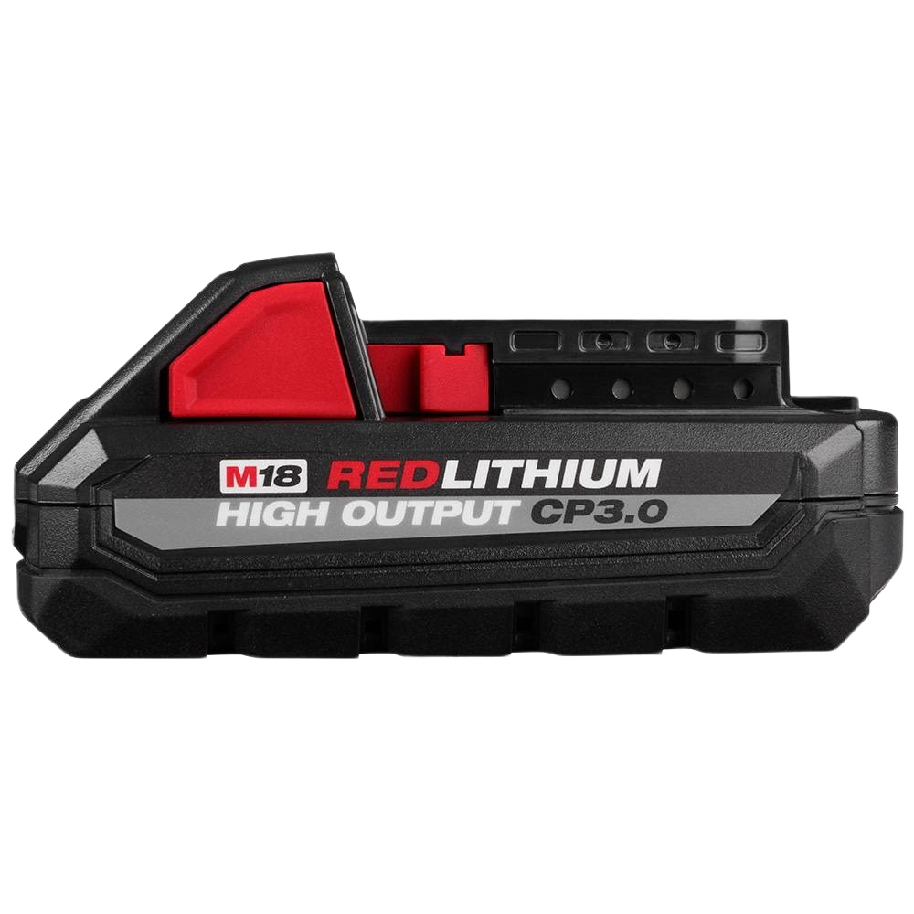 Black and red high output rechargeable battery pack for Milwaukee power tools in batteries and chargers collection