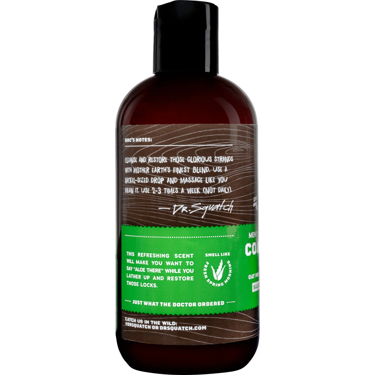Dark amber bottle of Cool Fresh Aloe shampoo with green label in Health & Beauty and Hair Care under $50 collections