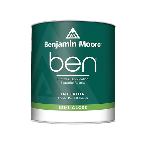 Benjamin Moore Ben 3X Semi-Gloss Interior Paint 1 Quart – Hartville ...