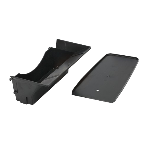 Black plastic water trough with detachable lid designed for advanced sharpening and home improvement tools