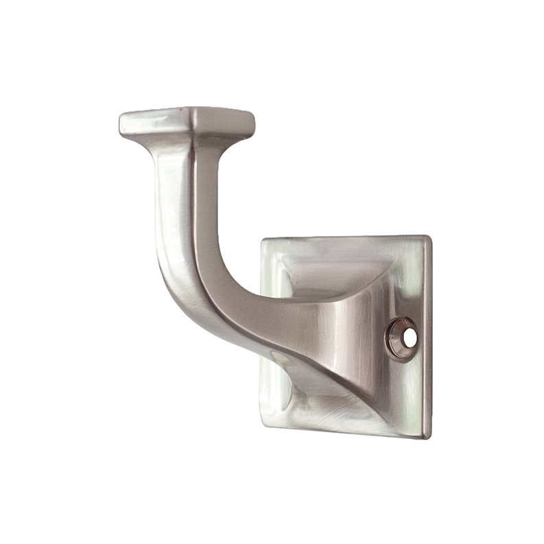 Satin nickel long robe hook with simple design for bathroom and storage organization under $50 collection