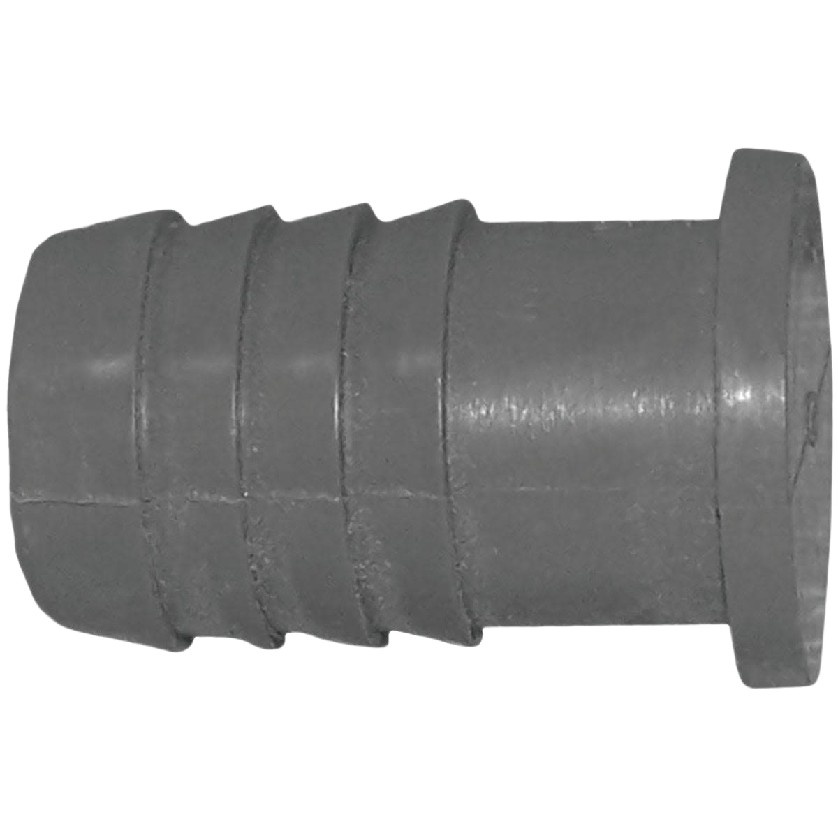 Gray polypropylene plumbing insert plug designed for polyethylene pipes in Pipes & Fittings and Plumbing collections under $50