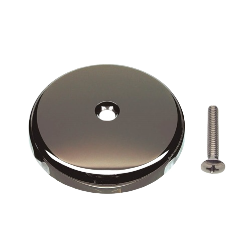 Oil rubbed bronze single hole overflow plate with adapter screw for shower and bathtub repair plumbing parts under $50 collection
