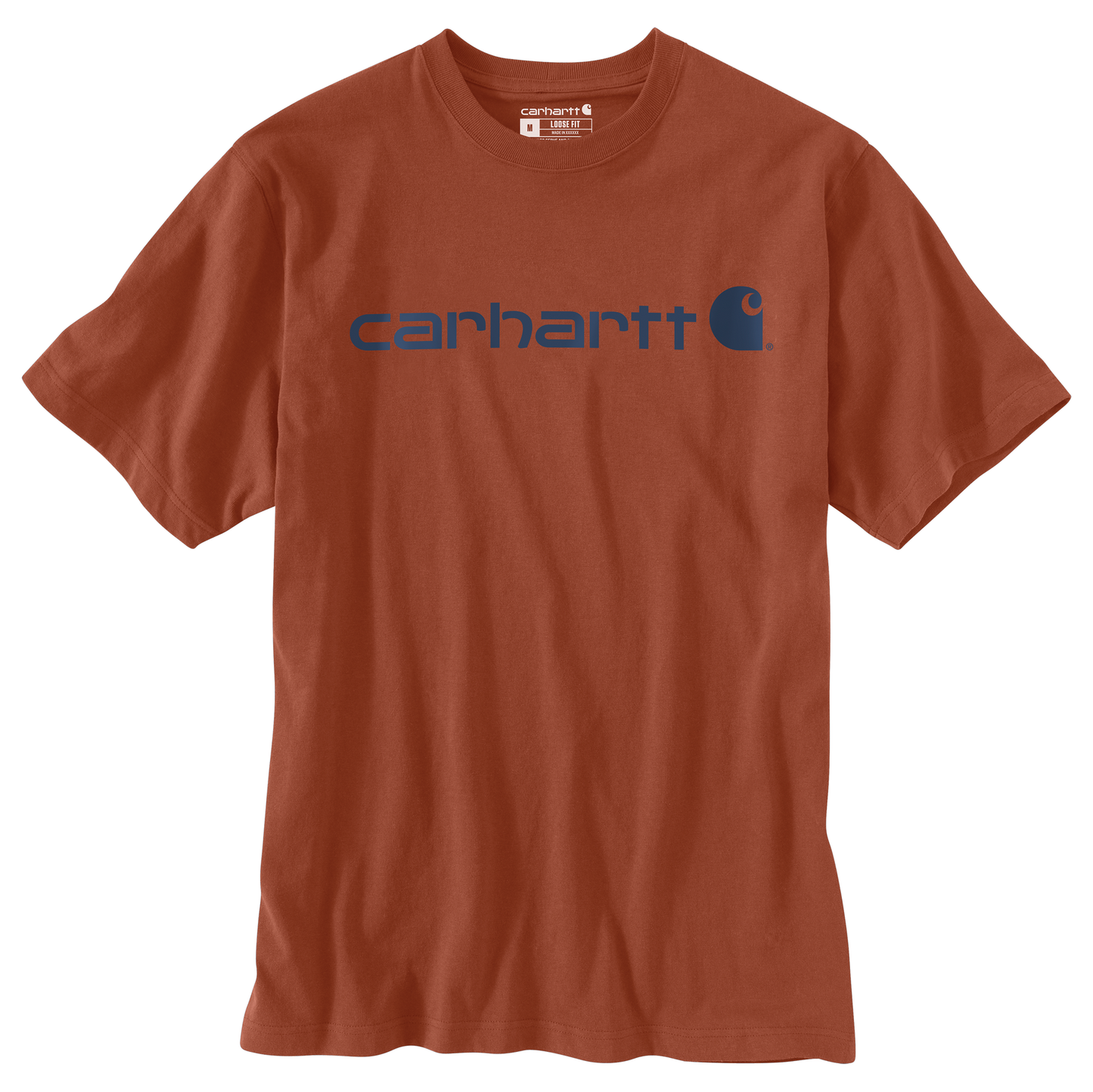 Carhartt Men's Loose Fit Heavyweight Short-Sleeve Logo Graphic T-Shirt