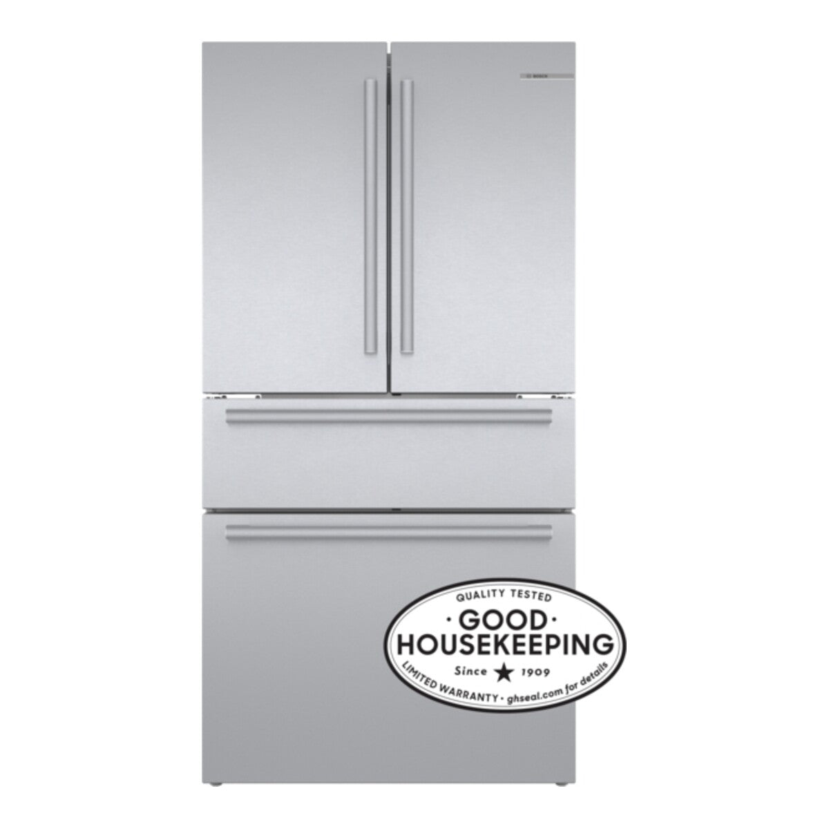 800 Series, French Door Bottom Mount Refrigerator, 36_IN, Brushed steel