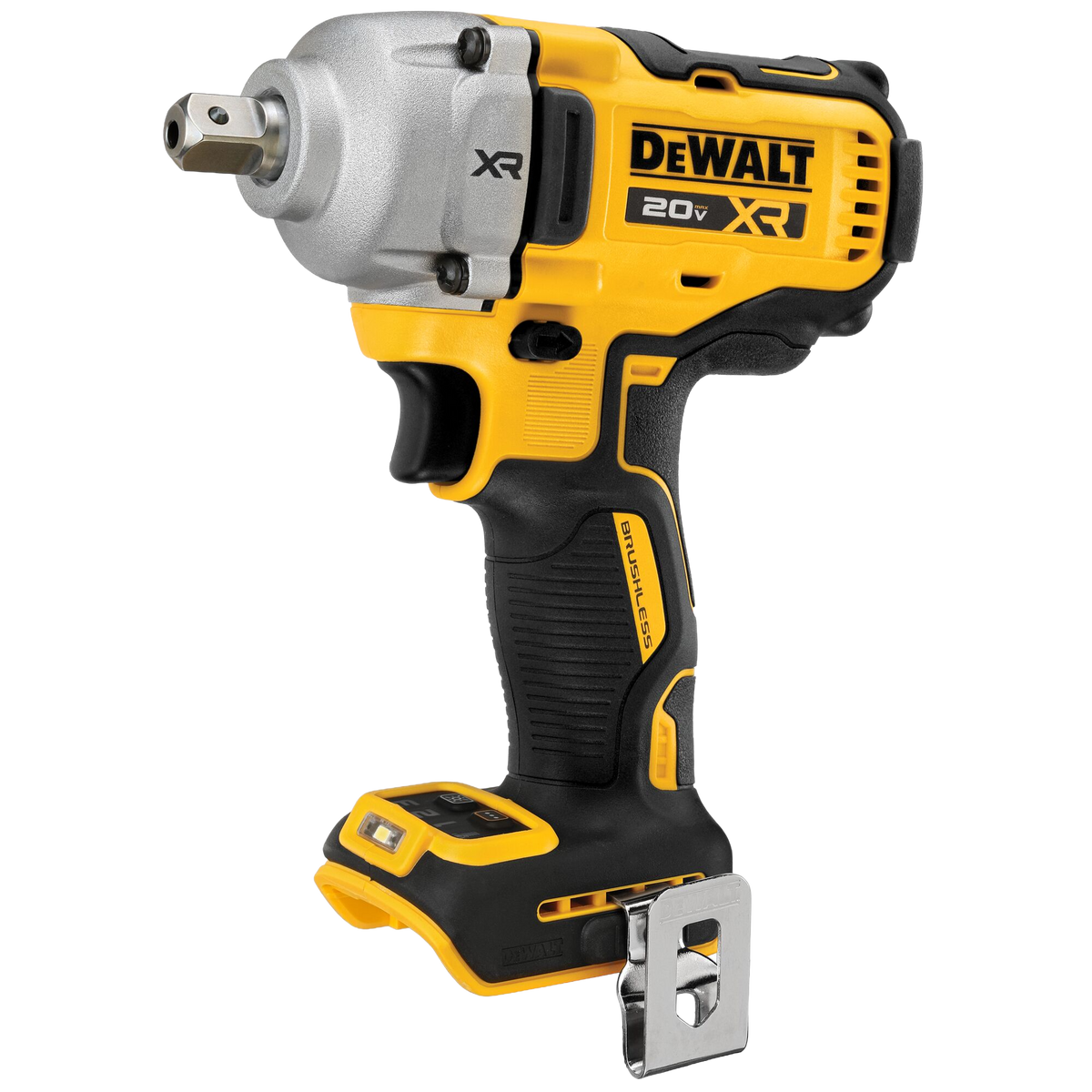 DEWALT 20V MAX* XR® 1/2" Mid-Range Impact Wrench With Detent Pin Anvil (Tool Only)