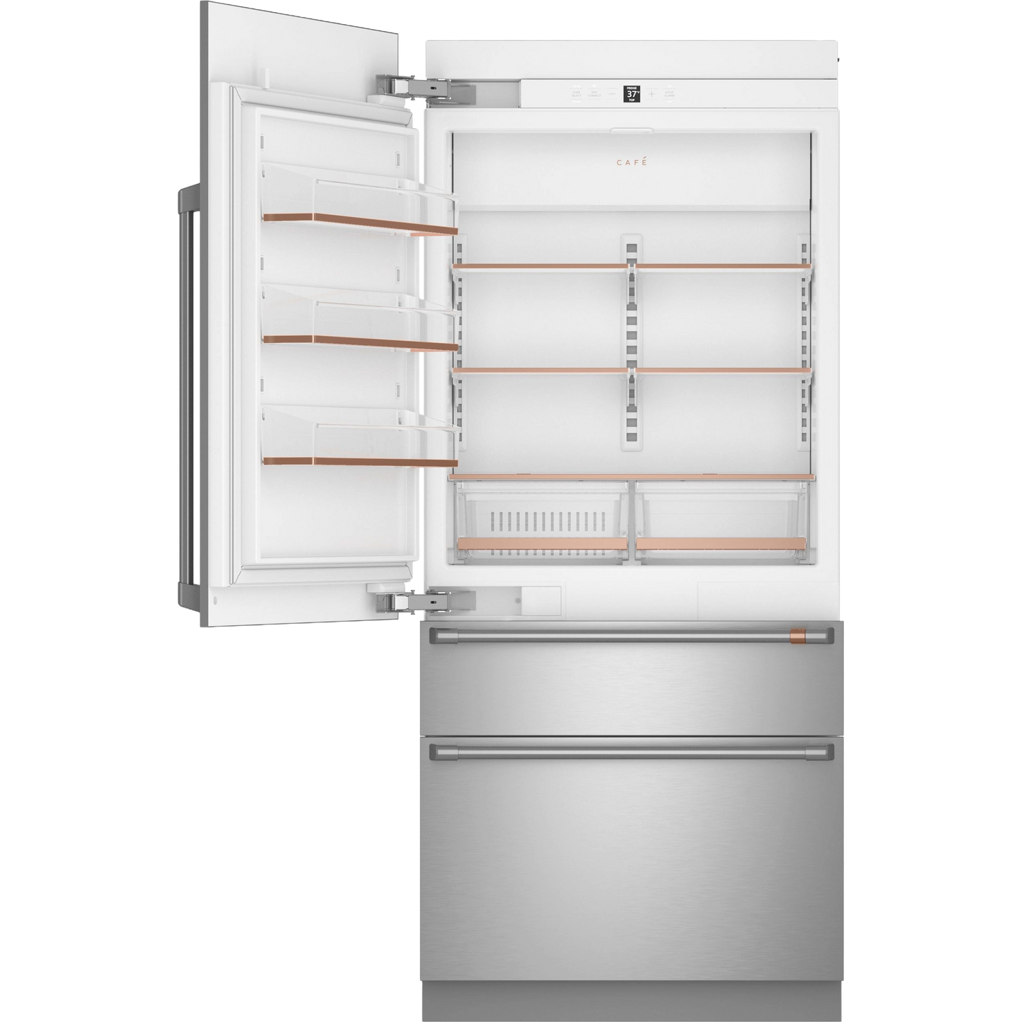 CAFÉ™ 36" Integrated Bottom-Freezer Refrigerator