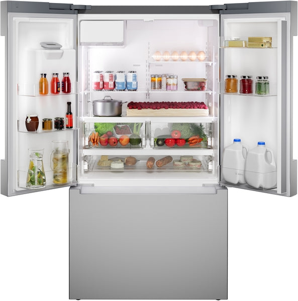 100 Series, French Door Bottom Mount Refrigerator, 36'', Stainless steel (with anti-fingerprint), Total No Frost