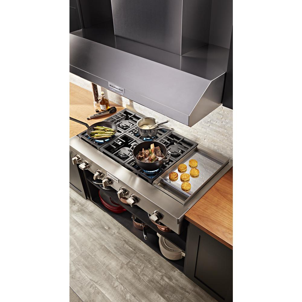 48'' 585 or 1170 CFM Motor Class Commercial-Style Wall-Mount Canopy Range Hood