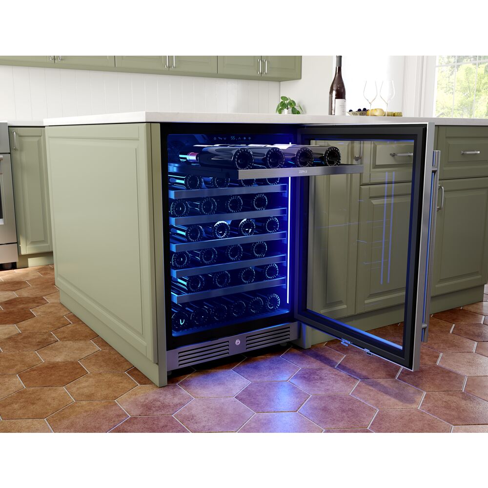 Presrv Wine Cooler, 24in UC, SS+Gls, Rvs Door, 1Z