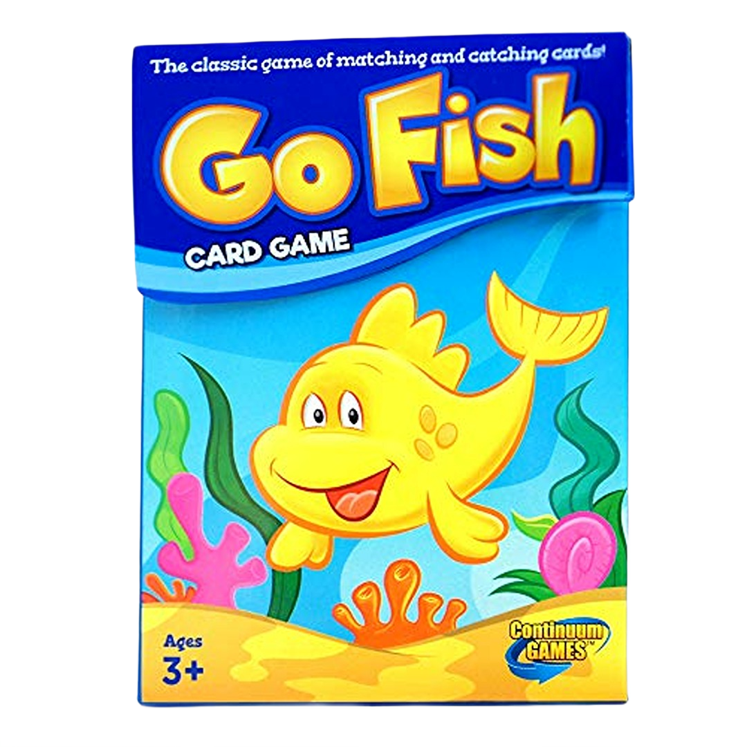 Colorful box of classic Go Fish card game for children ages 3 and up, part of Toys & Games under $25 collection
