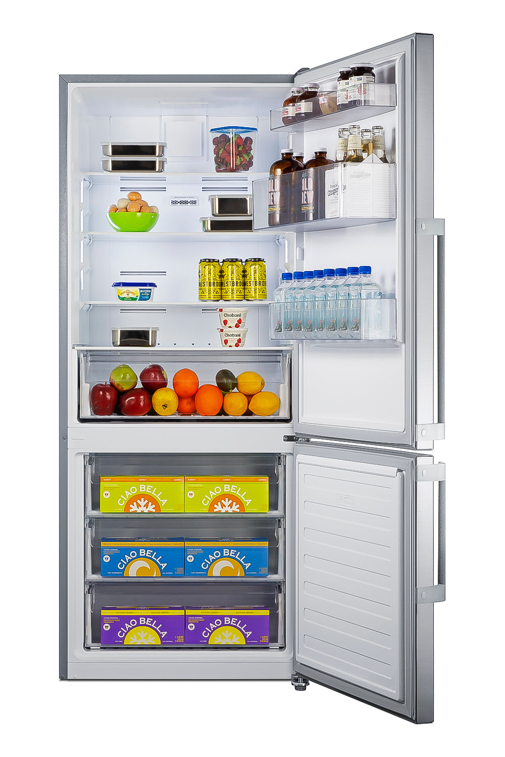 28" Wide Bottom Freezer Refrigerator
