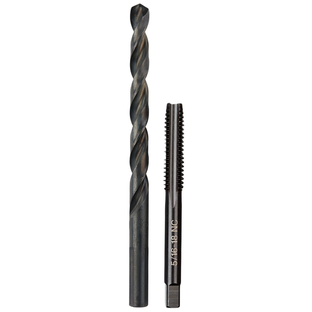 Drill bit and straight flute plug tap set for threading from Milwaukee in Tool Accessories and Power Tool Accessories collections