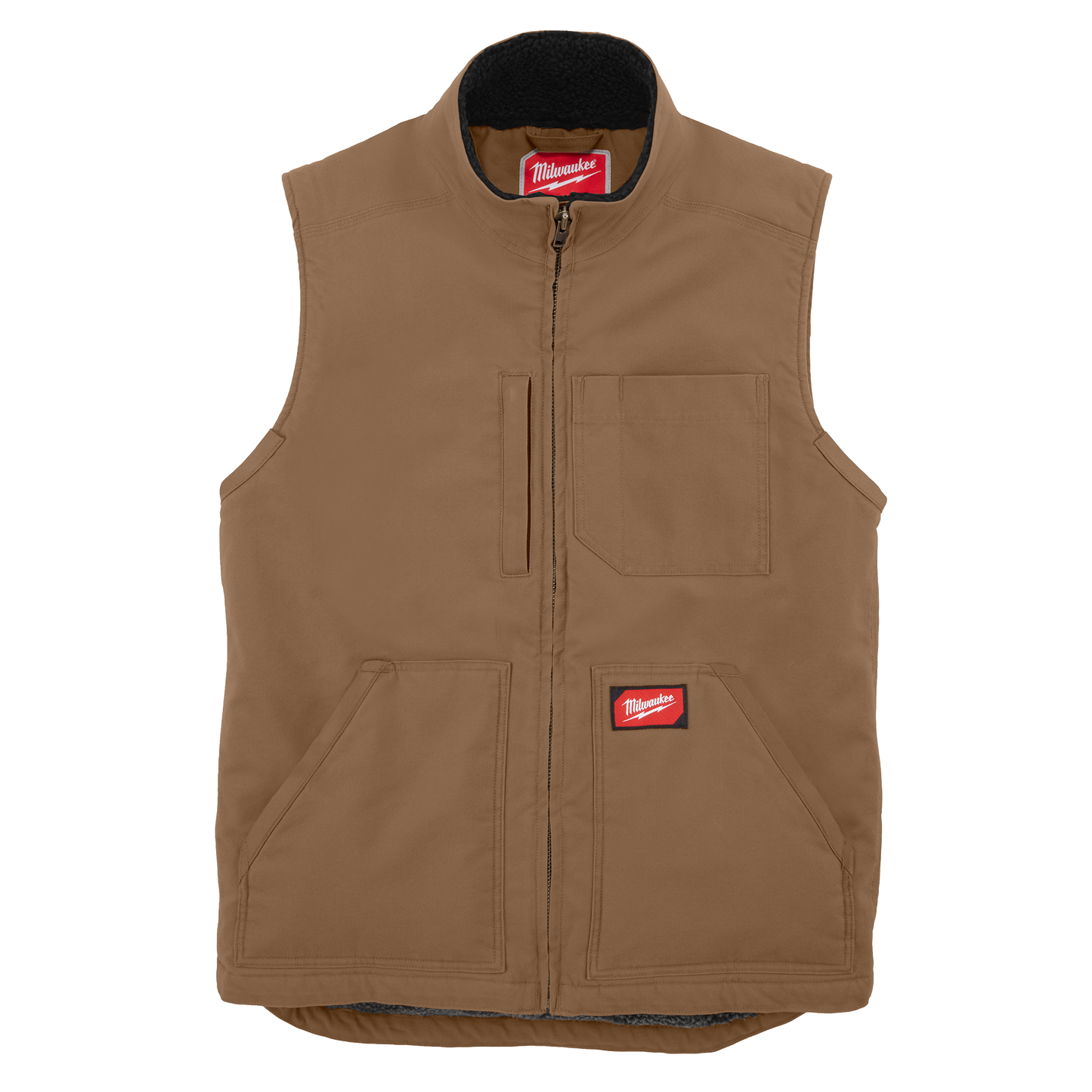 Milwaukee GRIDIRON™ Sherpa-Lined Vest - Brown L