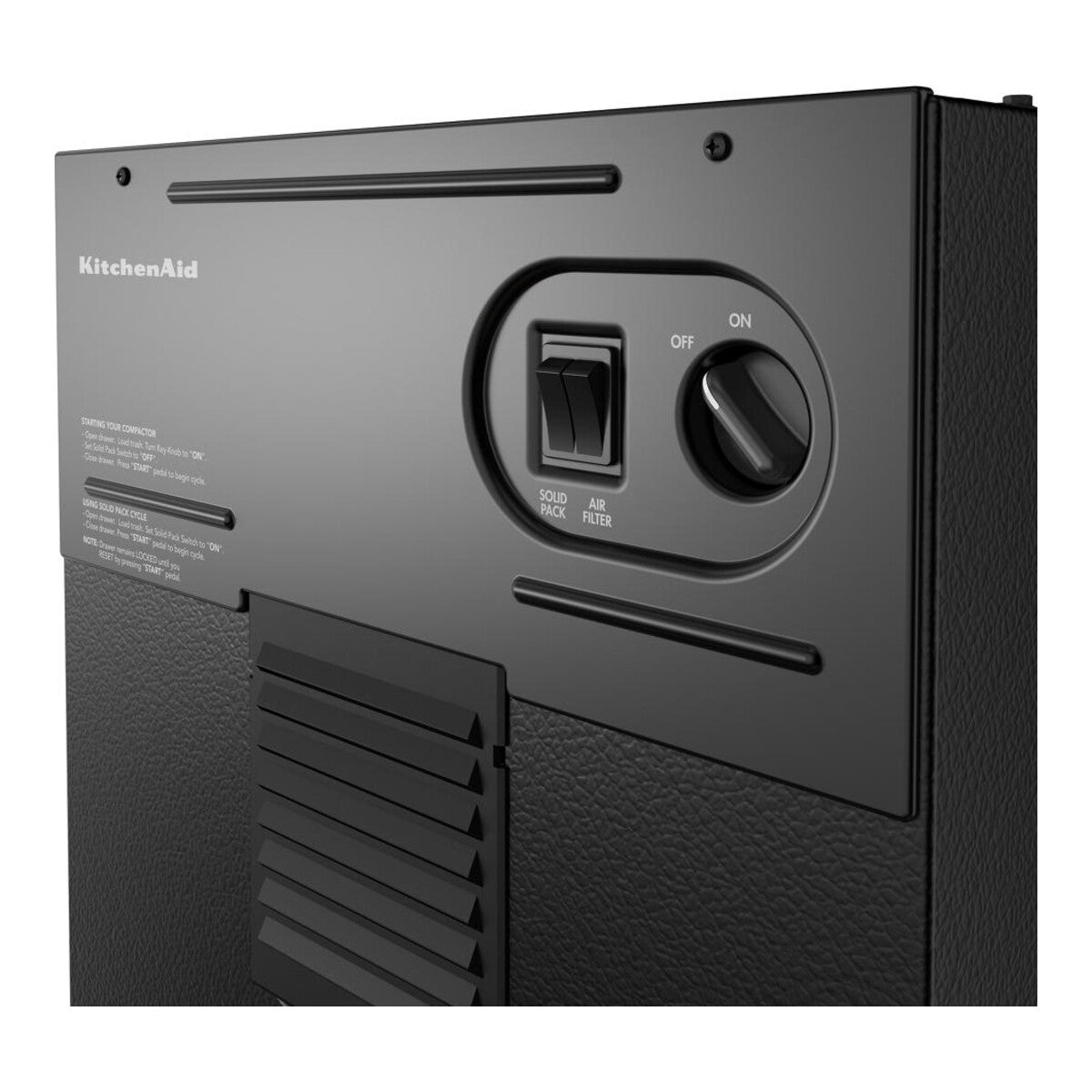 KitchenAid® 15 in. Built-In Trash Compactor with Built-In Odor Management System