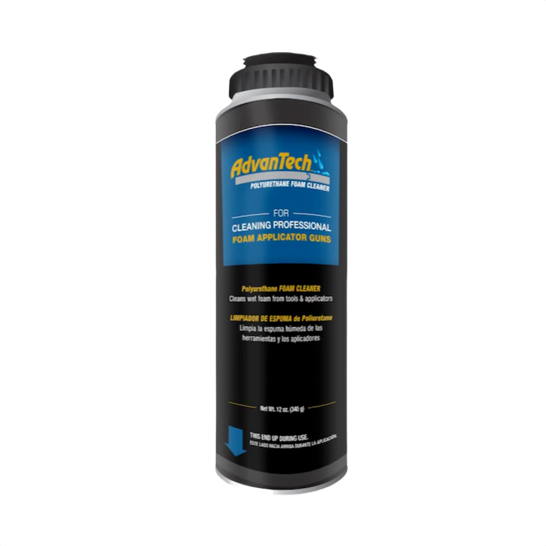 Black and blue cleaner bottle for foam applicator guns in Lumber & Building Materials and home improvement tools collections