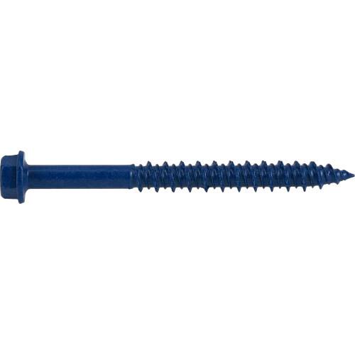Blue hex washer-head concrete screw for fasteners in hardware and lumber building materials under $100 collection