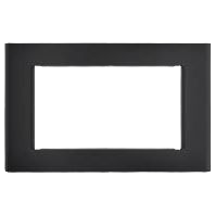 Black built-in trim kit designed for 27-inch microwaves in kitchen appliances and home improvement collections