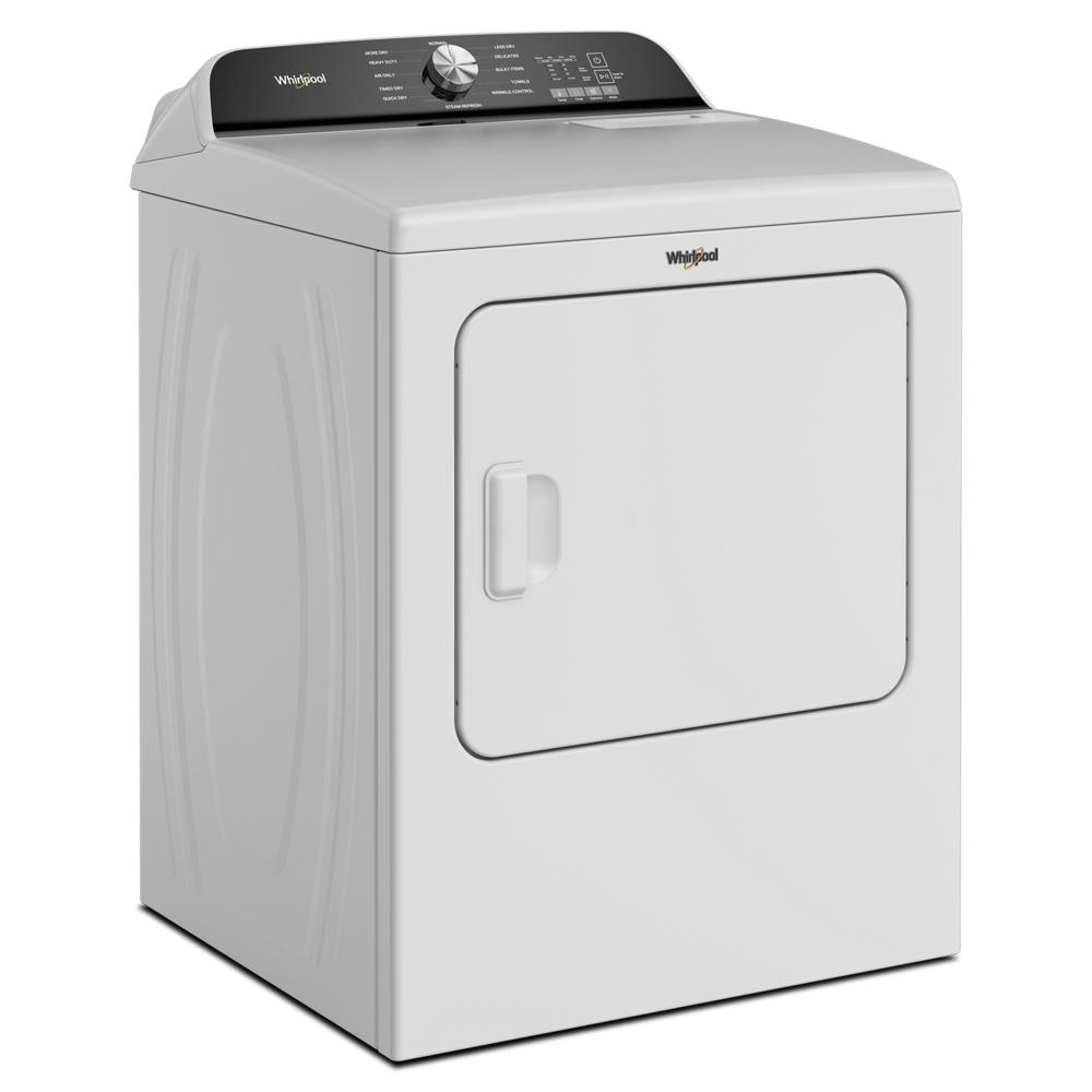 White Whirlpool top load gas dryer with moisture sensor and control dial in Dryers and Appliances collections