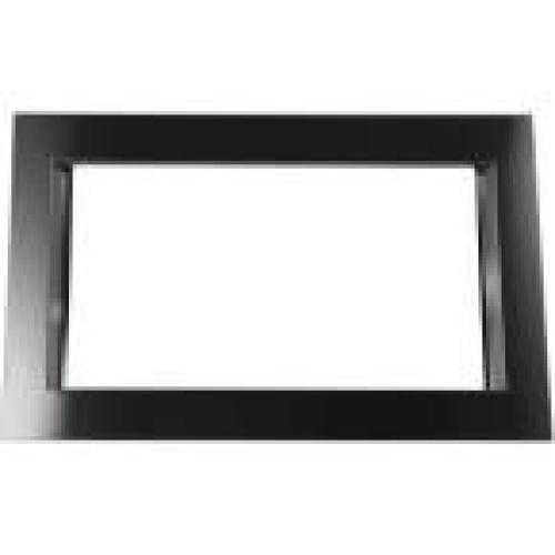 Black 27-inch built-in microwave oven trim kit for appliance and microwave parts and accessories collections
