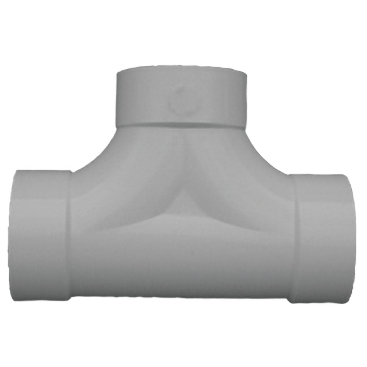 Charlotte Pipe PVC Cleanout 2-Way Tee 4 in. for Plumbing – Hartville ...