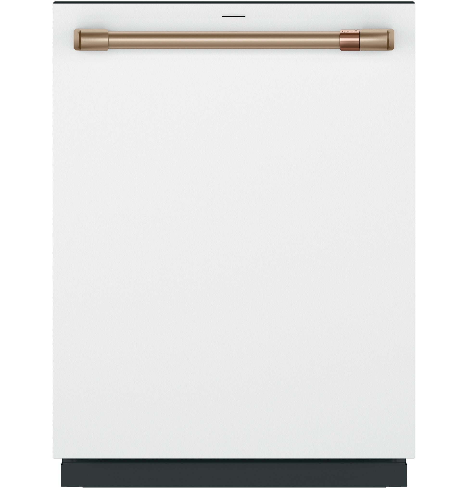 Built-in smart dishwasher in white with bronze handle from dishwashers and kitchen appliances collection
