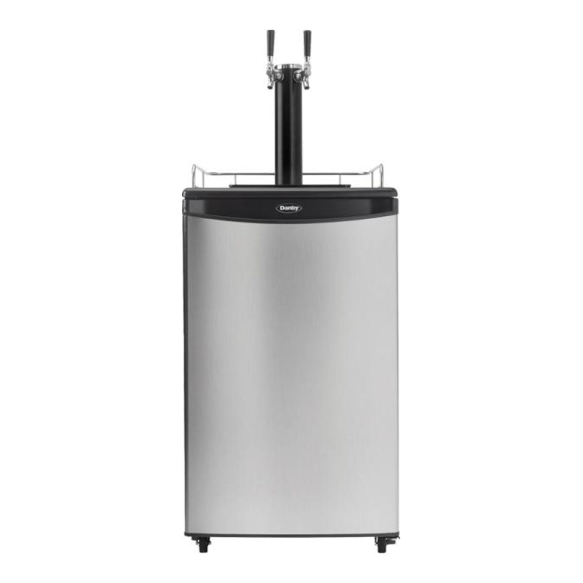 Danby 5.4 cu. ft. Dual-Tap Keg Cooler in Stainless Steel Look - DKC054A1BSL2DB