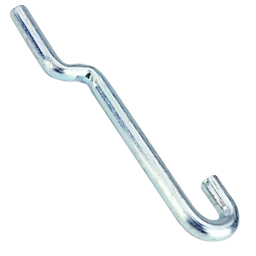 Metal hook end part with bent design for John Deere equipment in parts and accessories collections under $50