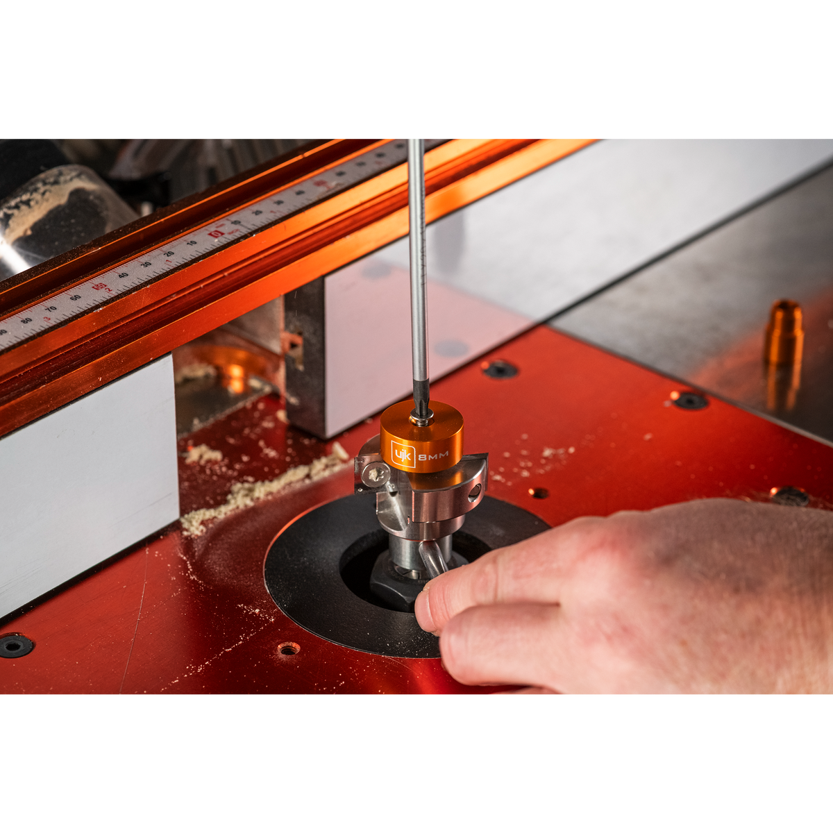 UJK 2 Wing Rebate Cutter 1/2" & Metric Collars