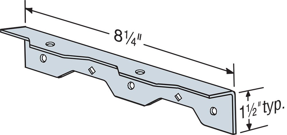 Simpson Strong-Tie TA9 2PK Staircase Angle W/ Screws