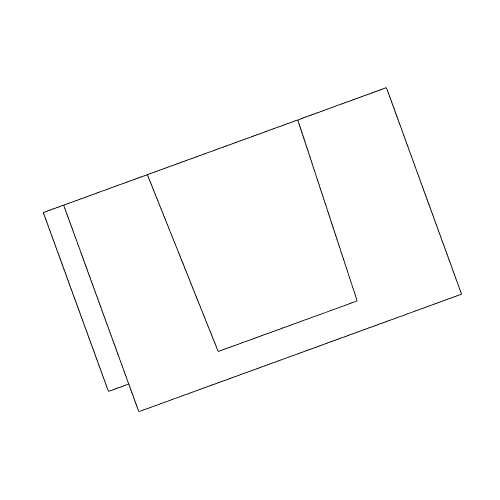 Simple line drawing of an electrical connector terminal for John Deere parts and home improvement tools collection